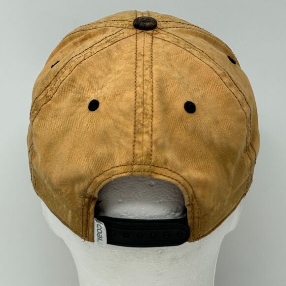 Coal Headwear 2002 Hat Baseball Cap Bleach Tie Dye Spotted Snapback Tan Beige - Picture 3 of 10